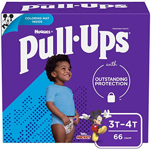 Pull-Ups Learning Designs Boys' Training Pants, 3T-4T, 66 Ct