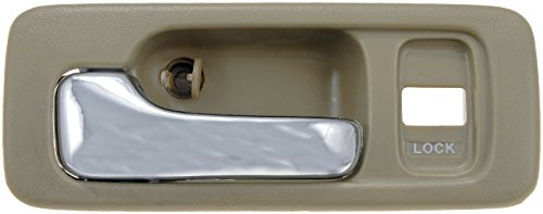 Dorman 77720 Front Driver Side Interior Door Handle for Select Honda Models, Black and Chrome