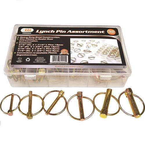 IIT 82925 Lynch Pin Assortment, 50-Piece