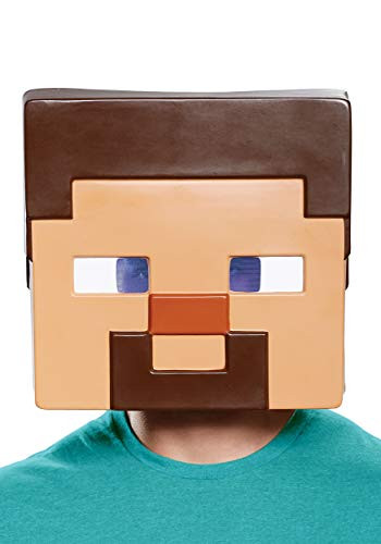 Minecraft Steve Adult Half Mask Standard Brown