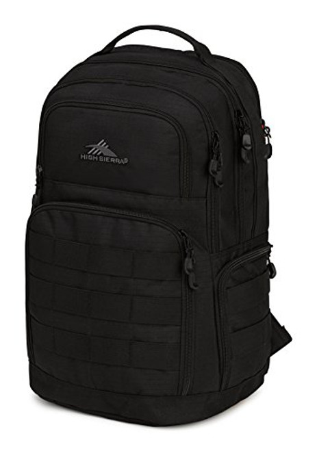 High Sierra Rownan Backpack, Black, One Size