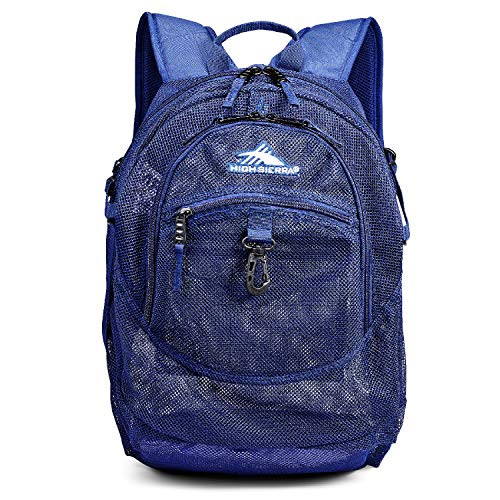 High Sierra Airhead Mesh Backpack, True Navy, 19.5 x 13 x 7-Inch