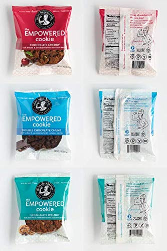 Chocolate Lovers, 1.8 oz, Pack of 6 Variety Pack, Gluten Free Cookie, Paleo Cookie, Vegan Cookie, The Empowered Cookie Variety Pack
