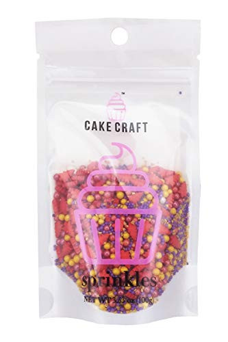 Cake Craft Sprinkles Royal Holiday Mix 3.53 Ounces