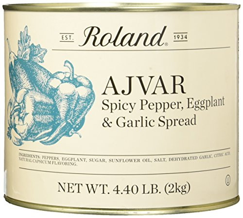Roland Foods Ajvar Spicy Pepper, Eggplant & Garlic Spread, 4.40 Pound
