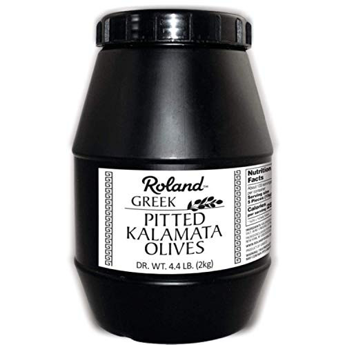 Roland Foods Pitted Kalamata Olives from Greece, 4 Lbs. 4 Oz.