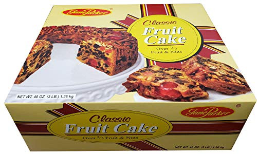Jane Parker Classic Light Fruit Cake 48 Ounce Ring (3 Lbs.) Fruitcake