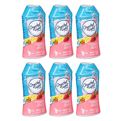Crystal Light Liquid Drink Mix, Strawberry Lemonade, 1.62 Fl. Oz. (Pack of 6)