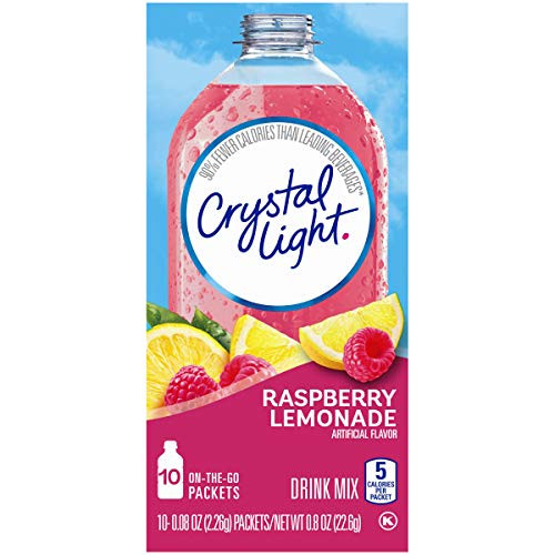 Crystal Light Raspberry Lemonade Drink Mix (10 On-the-Go Packets)