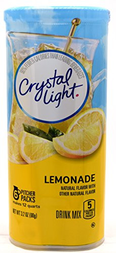 Crystal Light Lemonade Drink Mix, 12-Quart Canister (Pack of 6)