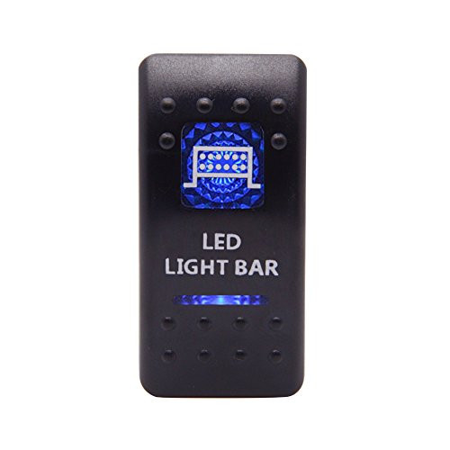 Cllena LED LIGHT BAR Rocker Switch ON-OFF Blue 20A 12V 5pin