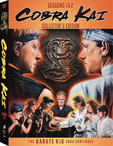 Cobra Kai Season 1 & Season 2 Limited Collector's Edition Set with Double-Sided Headband (DVD)