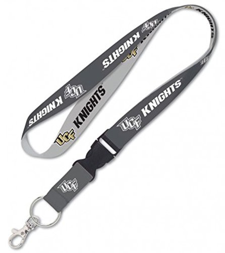 Central Florida UCF Knights Premium Lanyard Key Chain, Charcoal Edition