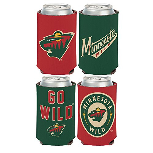 NHL Minnesota Wild 2 Pack 12 oz. 2-Sided Can Coolers