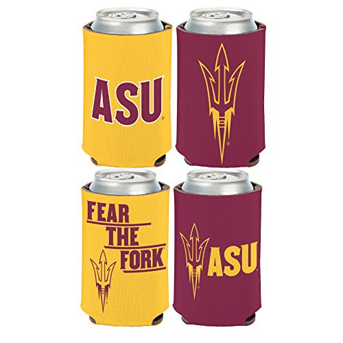 Wincraft NCAA Arizona State University Sun Devils 2 Pack 12 oz. 2-Sided Can Coolers