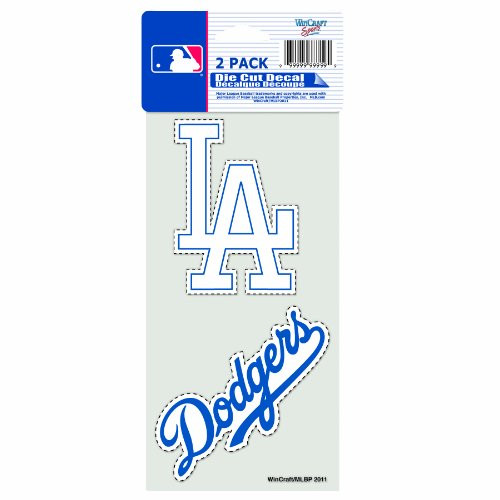 MLB Los Angeles Dodgers 4-by-8 Die Cut Decal MLB Los Angeles Dodgers 4-by-8 Die Cut Decal