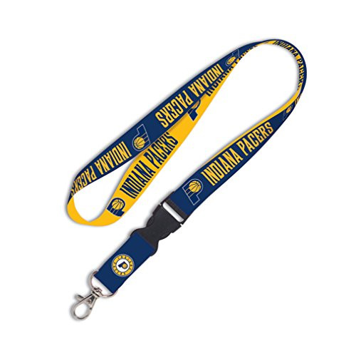 NBA Indiana Pacers Lanyard with Detachable Buckle, 1-Inch