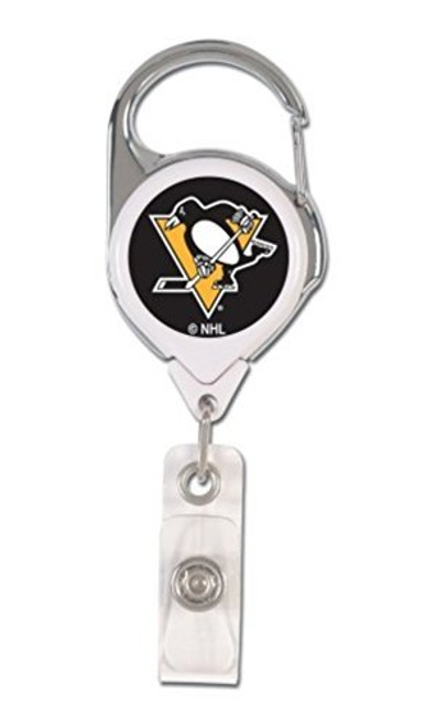 WinCraft NHL Pittsburgh Penguins Premium Retractable Badge Holder WinCraft NHL Pittsburgh Penguins Premium Retractable Badge Holder