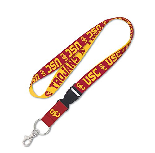 USC Trojans WinCraft Wordmark Lanyard with Detachable Buckle