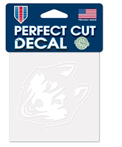 WinCraft NCAA University Connecticut Huskies 4"x4" inch White Decal Sticker