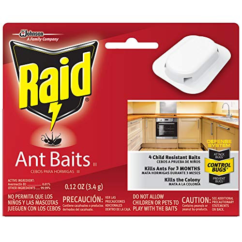 Raid Ant Killer Baits, For Household Use, Child Resistant, 4 Count Raid Ant Killer Baits, For Household Use, Child Resistant, 4 Count