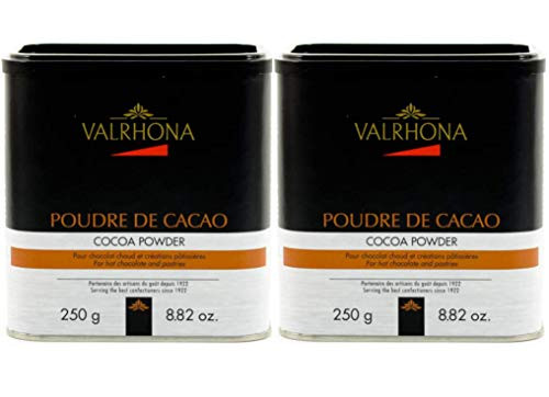 Valrhona 100% Pure Cocoa Powder (8.8 ounce) (Pack of 2)