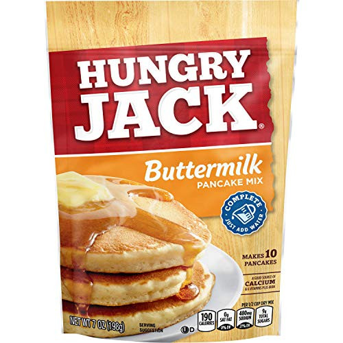 Hungry Jack Complete Buttermilk Pancake and Waffle Mix, 7 Ounce (Pack of 12)