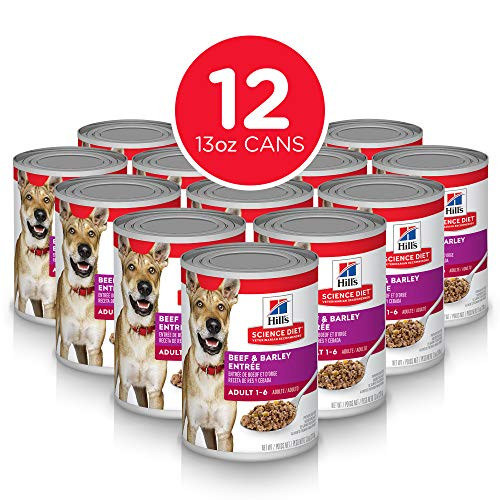 Hill's Science Diet Wet Dog Food, Adult, 13 oz Cans, 12 Pack