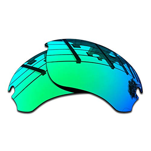 SEEABLE Premium Polarized Mirror Replacement Lenses for Oakley Flak Draft OO9364 Sunglasses - Jade Mirror
