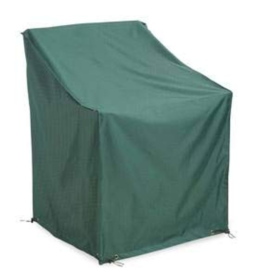 Plow & Hearth Outdoor Furniture All-Weather Cover for Armchair 27" L x 26" W x 35" H - Green
