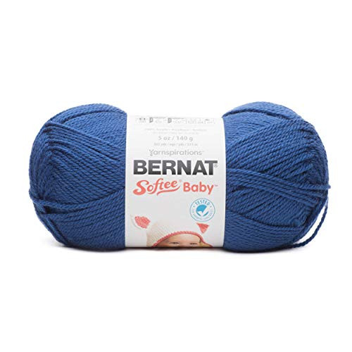 Bernat Softee Baby Yarn, 5 oz, Navy, 1 Ball
