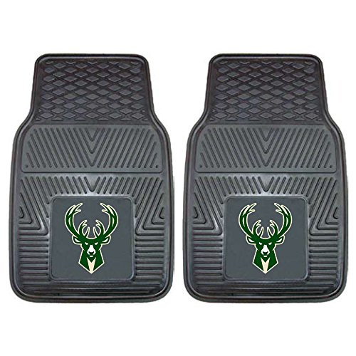 Fanmats 9326 NBA-Milwaukee Bucks Vinyl Universal Heavy Duty Fan Floor Mat