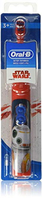 Oral-B Kids Battery Powered Electric Toothbrush Featuring Disney STAR WARS with Extra Soft Bristles, for Children and Toddlers age 3+, Multi (2724447983389) Oral-B Kids Battery Powered Electric Toothbrush Featuring Disney STAR WARS with Extra Soft Bristles, for Children and Toddlers age 3+, Multi (2724447983389)