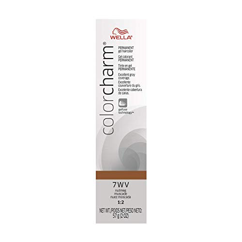 WELLA Color Charm Permanent Gel Hair Color, 7WV, 2 oz