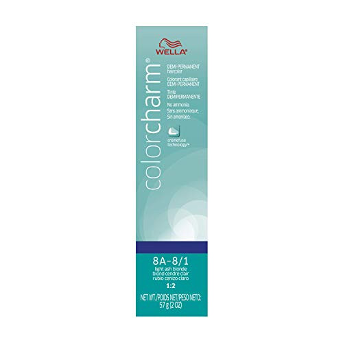 Wella Color Charm Demi Permanent Hair Color, 8A-8/1 Light Ash Blonde, 2 oz Wella Color Charm Demi Permanent Hair Color, 8A-8/1 Light Ash Blonde, 2 oz