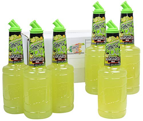 Finest Call Premium Margarita Drink Mix, 1 Liter Bottle (33.8 Fl Oz), Pack of 6 Finest Call Premium Margarita Drink Mix, 1 Liter Bottle (33.8 Fl Oz), Pack of 6