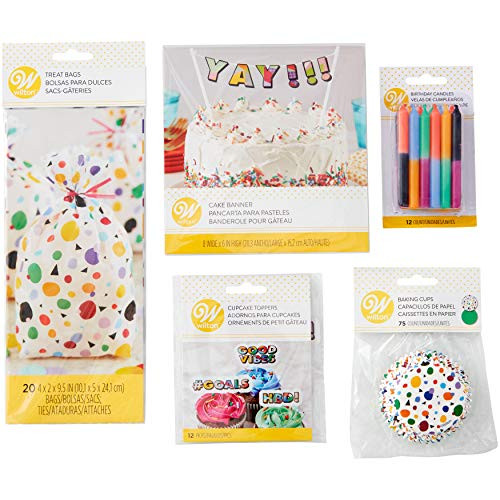Wilton Bring Back the 90s Cupcake Decorating Kit, 5-Piece