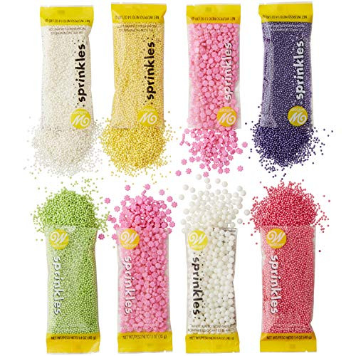 Wilton Spring Sprinkles Dessert Decorating Set, 8-Count