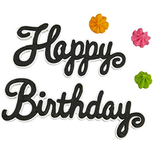 Wilton Happy Birthday Royal Icing Decorations Wilton Happy Birthday Royal Icing Decorations