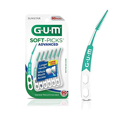 GUM Soft-Picks Advanced Dental Picks, 90 Count