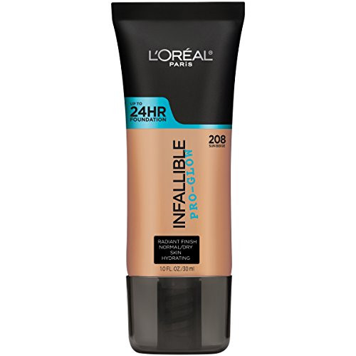 L'Oreal Paris Infallible Pro-Glow Foundation, Sun Beige, 1 fl. oz.