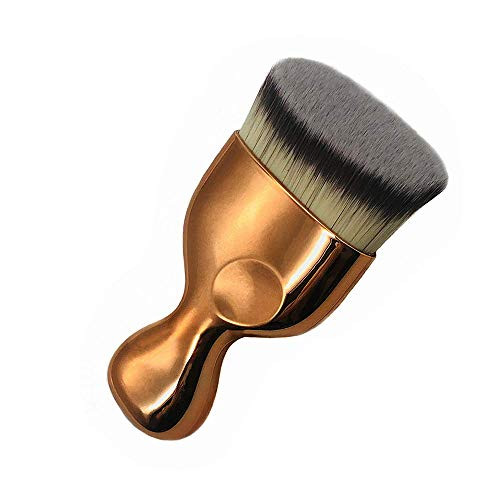 Angled Flat Foundation Brush High Density Face Body Kabuki Makeup Brush for Liquid Foundation Powder Cream Contour Buffing Stippling Blending Angled Flat Foundation Brush High Density Face Body Kabuki Makeup Brush for Liquid Foundation Powder Cream Contour Buffing Stippling Blending