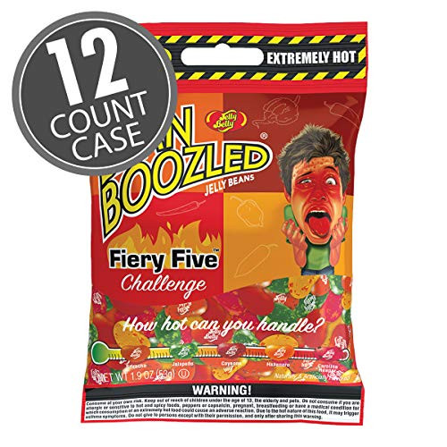 Jelly Belly Fiery Five Bag - 1.9 oz - 12 count case - Genuine, Official, Straight from the Source Jelly Belly Fiery Five Bag - 1.9 oz - 12 count case - Genuine, Official, Straight from the Source