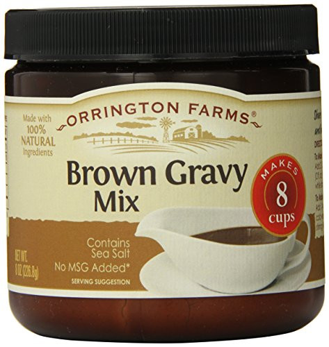 Orrington Farms Brown Gravy Mix Granular, 8-Ounce (Pack of 6)