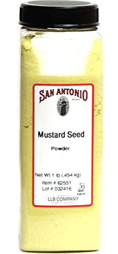 1-Pound Premium Ground Dry Mustard Seed Powder (16 Ounce Dried Bulk Size)
