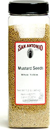 24 Ounce Premium Whole Yellow Mustard Seed, 1.5 Pound Seeds