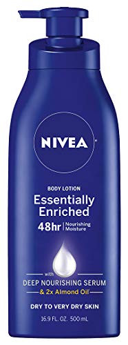 NIVEA Essentially Enriched Body Lotion,Dry to Very Dry Skin, 16.9 Fl Oz
