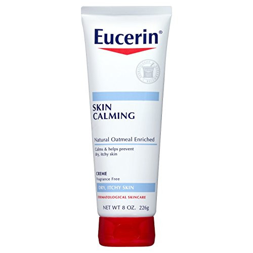 Eucerin Skin Calming, Fragrance Free Creme 8 oz (Pack of 2)