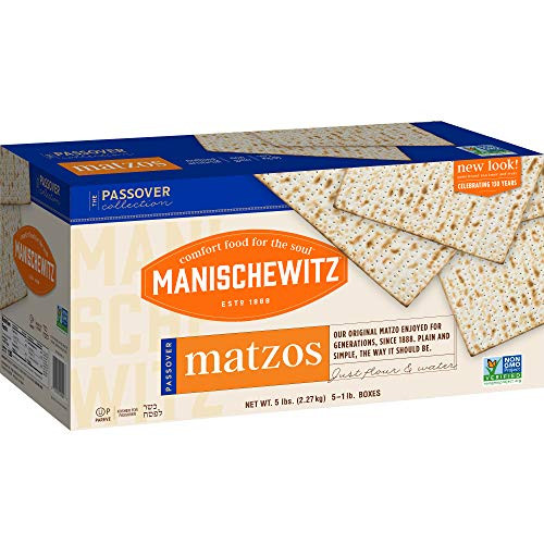 Manischewitz Passover Matzo 5 lbs   (5 Boxes)