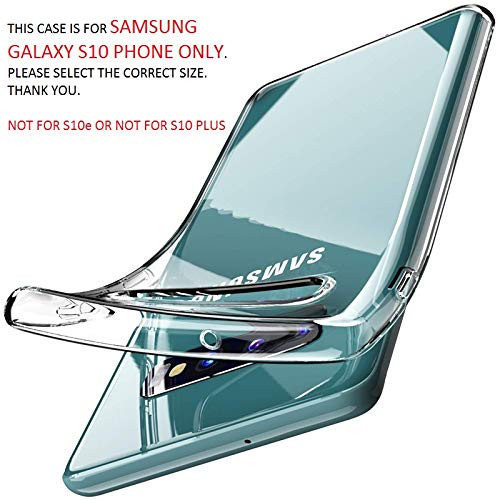 EmperorUSA | Samsung Galaxy S10 Case [Not for S10e] Samsung S10 Slim Fit Clear Gel Case Galaxy S10 Premium Clear Soft TPU Gel Ultra-Thin Transparent Flexible Cover for Samsung Galaxy S10